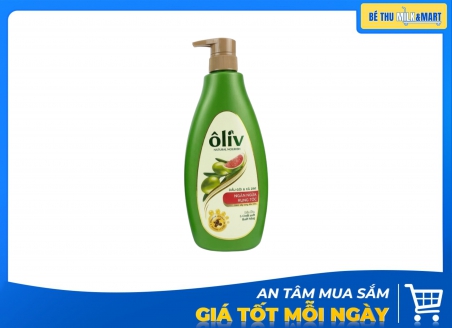 Dầu Gội Xả Oliv 2in1 Ngăn Rụng Tóc 650ml Kẹp