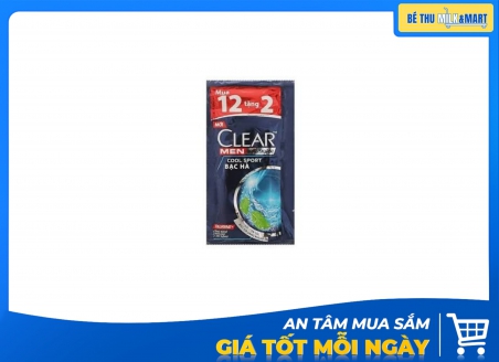 Dây Dầu Gội Clear Men Bạc Hà 6g