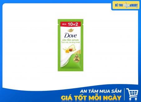 Dây Sữa Tắm Dove Serum Đào Bơ & Calendula 6g
