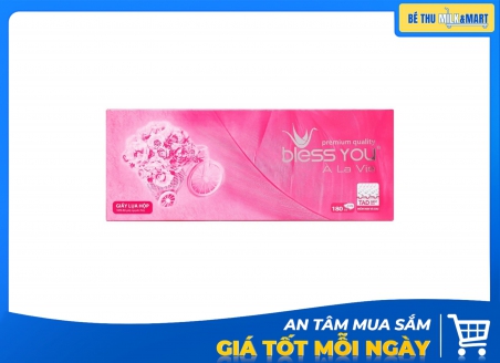 Giấy Rút Hộp Giấy Bless You 180 Tờ