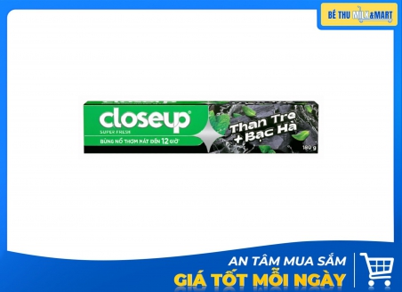 Kem Đánh Răng Close Up Than Hoạt Tính & Bạc Hà 180g
