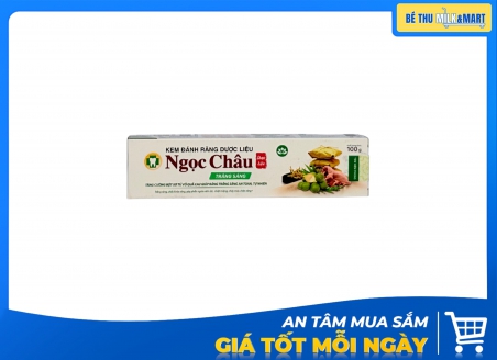 Kem Đánh Răng Dược Liệu Ngọc Châu Trắng Sáng 100g