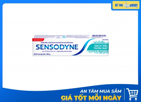 Kem Đánh Răng Sensodyne Sạch Sâu Thơm Mát 100g