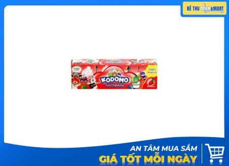 Kem Đánh Răng Trẻ Em Kodomo Hương Dâu 45g