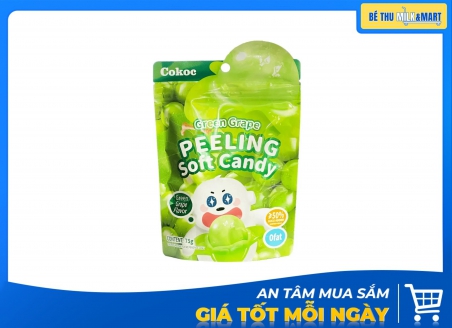 Kẹo Dẻo Cokoc Nho Xanh 75g