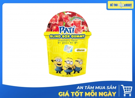 Kẹo Dẻo Pati Dâu 63g
