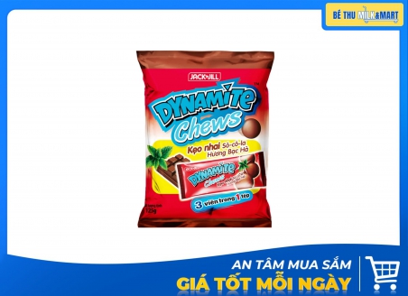 Kẹo Dynamite Chews Socola Bạc Hà Thái 125g