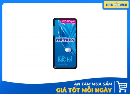 Kẹo Ngậm Mentos Không Đường Bạc Hà 17.5g
