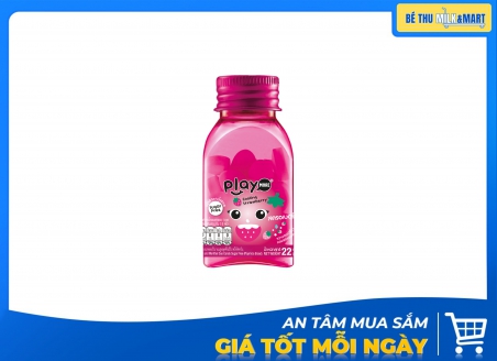 Kẹo Playmore Không Đường Hương Dâu Tây 22g