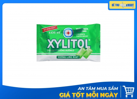 Kẹo Singum Xylitol Lime Mint 11.6g