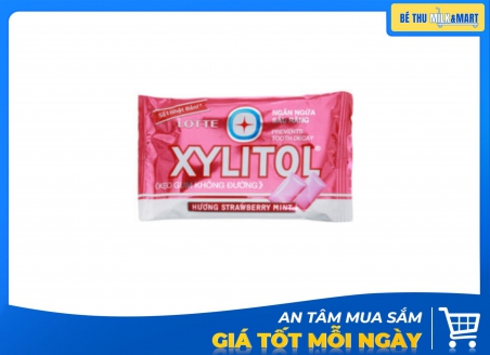 Kẹo Singum Xylitol Strawberry Mint 11.6g
