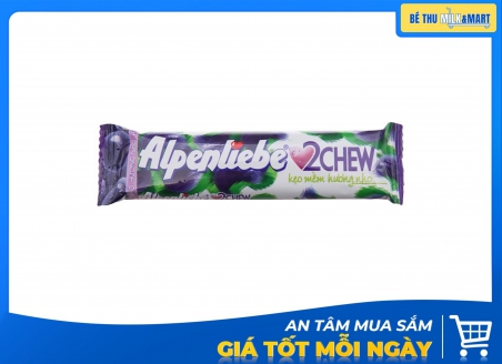 Kẹo Thỏi Alpenliebe 2Chew Nho