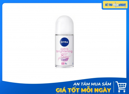Lăn Khử Mùi Nivea Extra Bright Sáng Mịn 8SPF 50ml