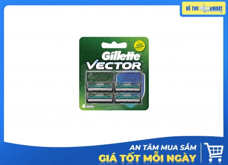 Lưỡi Dao Cạo Gillette Vector 4 Lưỡi