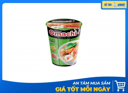 Mì Ly Omachi Lẩu Tôm Càng 66g