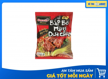 Mì Omachi Bắp Bò Hầm Dưa Chua 125g