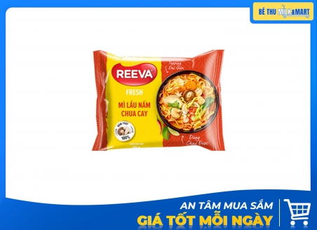 Mì Reeva Lẩu Nấm Chua Cay 85g