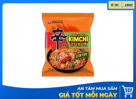 Mì Shin Xào Khô Kim Chi Hàn Quốc 137g