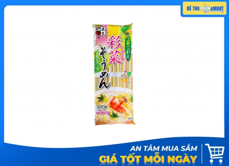 Mì Somen Itsuki Rau Củ Ngũ Sắc 6m+ 360g