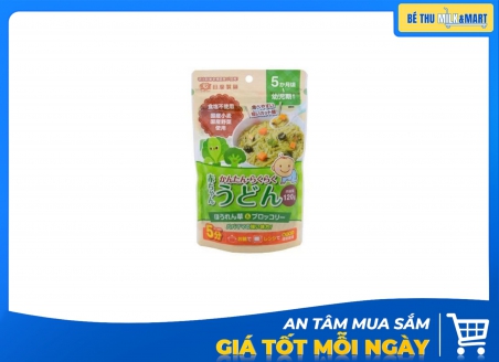 Mì Udon Tanabiki Vị Cải Bó Xôi Và Bông Cải Xanh 120g