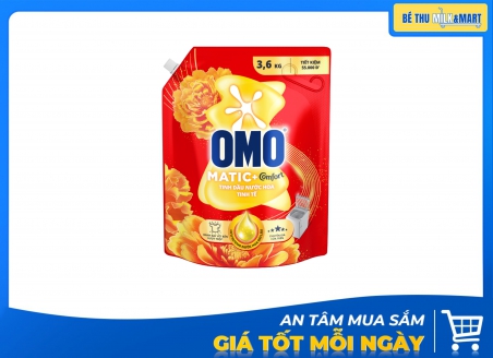 Nước Giặt Omo Cửa Trên Comfort Nước Hoa Tinh Tế 3.6kg
