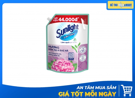 Nước Lau Sàn Sunlight Hoa Hạ Bạc Hà 3.6kg