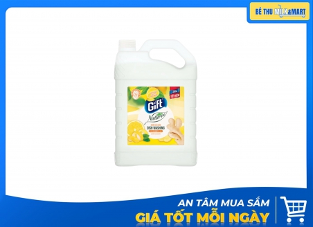 Nước Rửa Chén Gift Chanh & Gừng 3.8kg