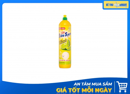 Nước Rửa Chén Lix Siêu Sạch Chanh 1.4kg