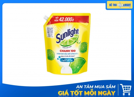 Nước Rửa Chén Sunlight Chanh 100 3.1kg