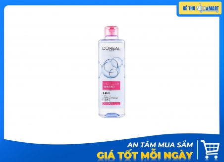 Nước Tẩy Trang L'O real Dưỡng Ẩm Hồng 400ml