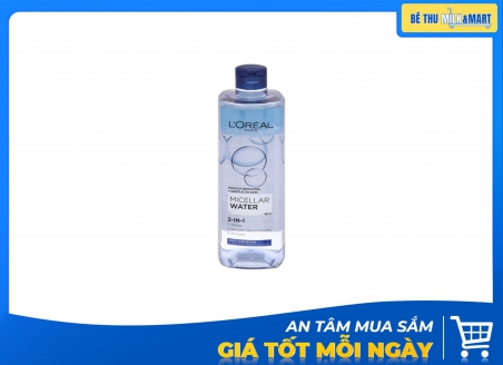 Nước Tẩy Trang L'Oreal Sạch Sâu Trang Điểm Xanh Đậm 400ml