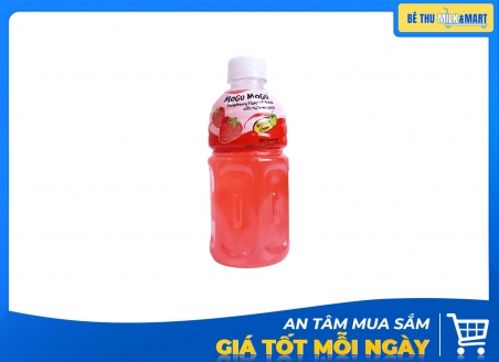 Nước Uống Mogu Mogu Vị Dâu Thạch Dừa 320ml
