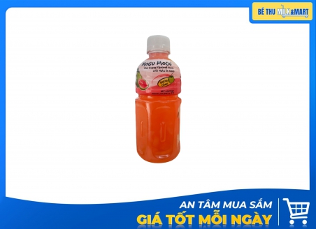 Nước Uống Mogu Mogu Vị Ổi Hồng Thạch Dừa 320ml