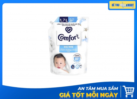 Nước Xả Vải Comfort Dịu Nhẹ Hương Phấn 1.7l