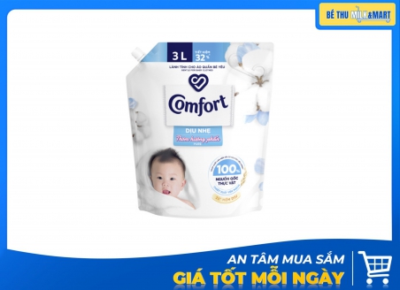 Nước Xả Vải Comfort Dịu Nhẹ Hương Phấn 3l