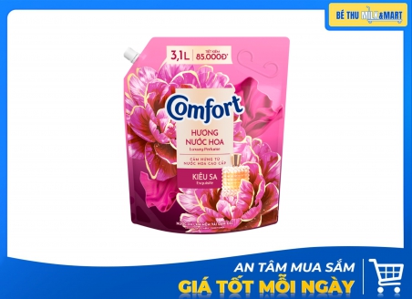 Nước Xả Vải Comfort Nước Hoa Kiêu Sa 3.1l