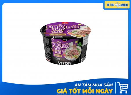Phở Bò Tô Vifon Thịt Thật 90g