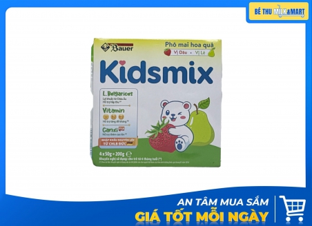 Phô Mai Kidsmix Vị Dâu Lê 50g