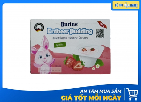 Pudding Burine Vị Dâu