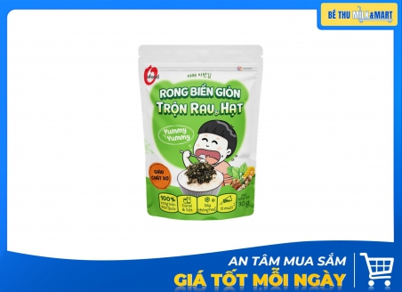 Rong Biển Ăn Liền Giòn Trộn Rau Và Hạt Ofood 30g