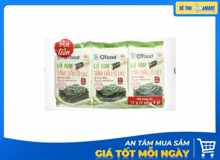 Rong Biển Ăn Liền Lá Kim Tẩm Dầu Oliu Ofood