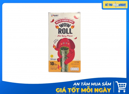 Rong Biển Ăn Liền Wow Roll Cay Nồng 25g