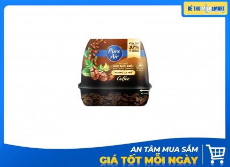 Sáp Thơm Pure Air Đuổi Muỗi Hương Cà Phê 180g