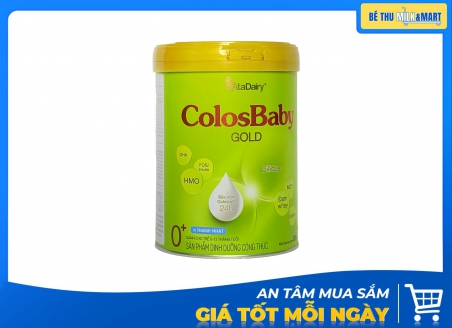 Sữa Bột Colosbaby Gold Thanh Nhạt 0+ 800g
