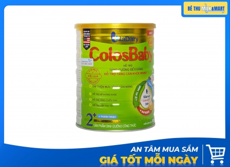 Sữa Bột Colosbaby Gold Thanh Nhạt 2+ 800g