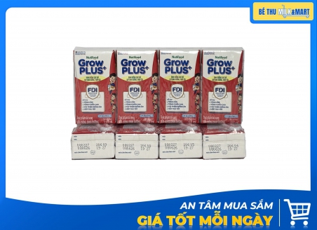 Sữa Bột Pha Sẵn Nutifood Grow Đỏ Ít Đường 110ml