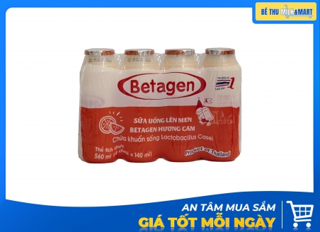 Sữa Chua Uống Betagen Hương Cam 140ml