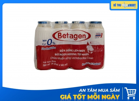 Sữa Chua Uống Betagen Hương Tự Nhiên 140ml