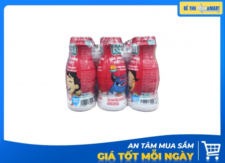 Sữa Chua Uống Kun Hương Kem Dâu Chai 85ml