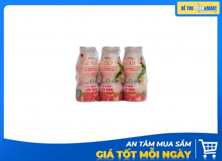 Sữa Chua Uống Lên Men Nuvi Dâu 100ml
